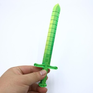 3D Printed Frozen Fidget Whip Sword Flexible Deformation Stress Relief Toy Kinetic <b>Chain</b> Blade ADHD Anxiety Gaming Accessory PLA - Product Image 5