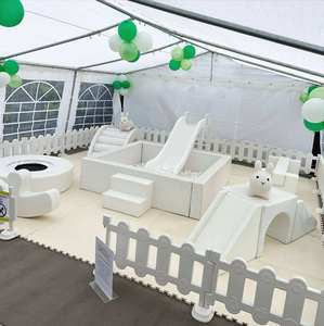 Tùy Chỉnh Thương Mại Toddler Trắng Mềm Chơi Bóng Hồ Bơi Đồ Chơi Đặt Cho Thuê Sân Chơi Trong Nhà Trẻ Em Bên Mềm Chơi Thiết Bị - Product Image 5