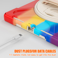 Étui en silicone épais résistant aux chocs et robuste pour tablette iPad 10e génération 10.9 pouces 2022 housse robuste avec bandoulière