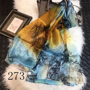 Zipeiwin scialle da donna di alta qualità 100% sciarpa di seta donna di <span class=keywords><strong>grandi</strong></span> dimensioni - Product Image 2