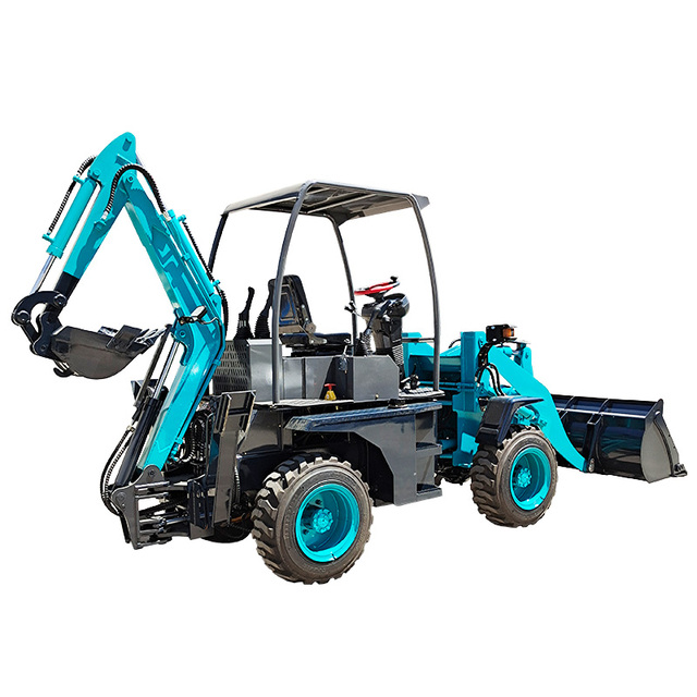 Factory Direct Export Mini Backhoe Loader Japanese Engine Cheap Price Sturdy Backhoe Excavator Loader Outdoor Use