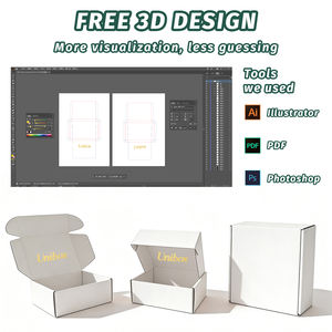 Boîte d'expédition pour vêtements en carton ondulé kraft biodégradable personnalisée rose, <span class=keywords><strong>prix</strong></span> attractif, emballage portable - Product Image 5