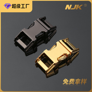 Hebilla Deslizante Jiuyuan de Aleación de Zinc Dorada Ajustable para Bolsos, Duradera - Product Image 5