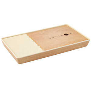 Plato de Sushi de melamina de grano de madera de estilo <span class=keywords><strong>japonés</strong></span> bandeja de pescado Sashimi de hielo <span class=keywords><strong>seco</strong></span> para restaurante y uso doméstico - Product Image 6