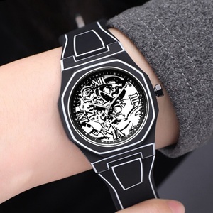 OEM ODM Mode Hommes Montres <span class=keywords><strong>Anime</strong></span> Croquis Modèles Cadran Conception Étanche Quartz Montre pour Hommes Montre-Bracelet Montre Homme Reloj - Product Image 6