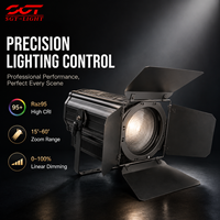 Projecteur LED de scène haute performance 400W avec contrôle de type volet coupe-flux, faisceau net et précis pour spectacles en direct, musées et espaces d'exposition