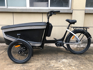KUAKE <span class=keywords><strong>2021</strong></span> Vélo électrique à trois roues à pneus larges le plus vendu, Shimano 6 vitesses, tricycle électrique de transport pour adultes à trois roues - Product Image 2