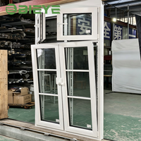 Fenêtre en aluminium série 86 fournie par l'usine, finition de surface multicolore pour les travaux de développement immobilier