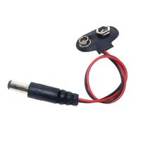 90 DC 9V Batteria pulsante spina di alimentazione Mega 2560 1280 R3 132 9V fibbia della batteria