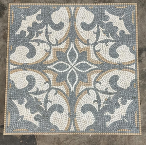 El yapımı Modern tasarım traverten mermer mozaik lüks iç duvar grafik tasarım için sanatsal fresk madalyon 4mm kalınlığı - Product Image 4