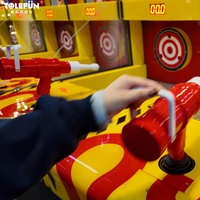 Tolefun CE Water Gun Race Carnival Booth Game 6 Players Interactive Shooting Game Machine for Kids Indoor Playground Amusement