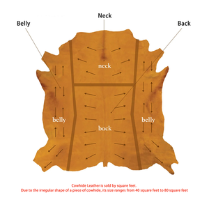 Pelle di Vacchetta Genuina con Motivo Nappa, Morbida e Integrale, per Uso in Divani, Vendita all'Ingrosso - Product Image 4