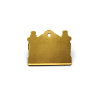 Clip de reliure vintage personnalisé en métal doré antique, pince à pages en laiton pour journal, papeterie, cadeau