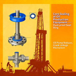 Öl- und Gas-<span class=keywords><strong>PU</strong></span>-Dichtungen, Polyurethan-Pufferdichtungen für Bohrausrüstung, Hochdruck-Abriebfeste Mechanische Dichtung - Product Image 4
