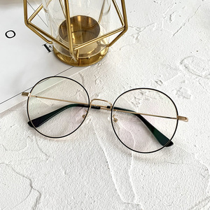 Monturas de Gafas Redondas W1-1959 para Mujer, Montura Completa, Lentes con Protección UV, Gafas Sencillas, Diseño Moderno para Estudiantes, Origen Taizhou - Product Image 5