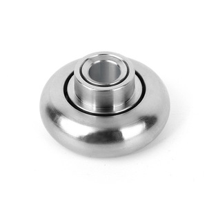 Factory Batch 304 Stainless Steel Full-Steel Ball Pulley Quality <b>Wardrobe</b> <b>Hardware</b> Component - Product Image 1