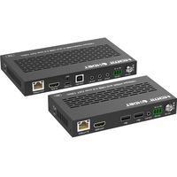 Extensor HDMI USB C de 18Gbps sobre HDBaseT2.0 hasta 100m para sistema de cine en casa