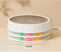 Grand lit-griffoir rond pour chat, robuste et anti-usure, pour le repos et le jeu des chatons, fournitures pour animaux de compagnie