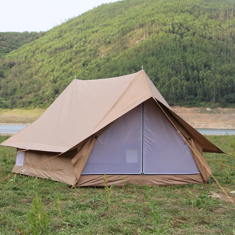 Tente de cabine à cadre et sac à dos pour 1 à 2 personnes, accessoire de Camping