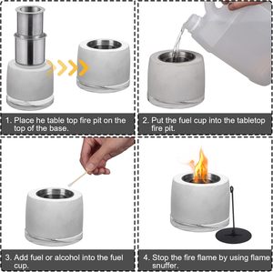 Moderna Braciere da Tavolo Portatile con Combustibile <span class=keywords><strong>Bioetanolo</strong></span> per Uso Interno - Product Image 6