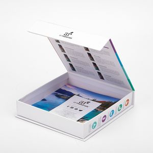 可生物降解豪华硬质纸板盒定制印刷翻转顶盒精油磁性礼品盒 - Product Image 6