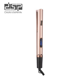 Dsp Hair Straightener And Curling Iron 2 In 1 Rose Gold Fast <b>Heating</b> Electric Multi Styler - Product Image 2