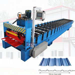 Machine de formage de rouleaux de tôle galvanisée pour toitures, réglable, excellente qualité, usine expérimentée, garantie après-vente - Product Image 1