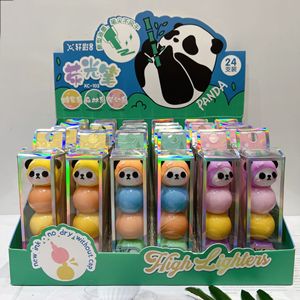 Cute <strong>Unicorn</strong> Macaroon Design Creative <strong>Highlighter</strong> with Pastel Colors Plastic Body School Use - Product Image 4