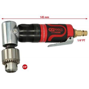 KS TOOLS-Mini perceuse d'angle pneumatique SlimPOWER 515.5525 3/8 ''-PERCEUSES À AIR EAN 4042146756218 - Product Image 2