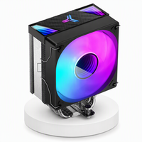 Refroidisseur d'air pour processeur JONSBO CR 1000 V3 PRO ARGB, 4 caloducs, ventilateur PWM, dissipateur thermique RVB adressable pour PC de jeu
