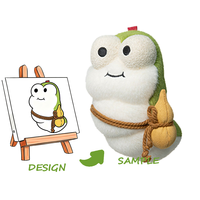 Peluche super douce personnalisable avec fonction de broderie