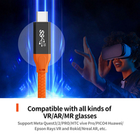 Cable Usb3.2 Gen2 de 7m PD100W Carga rápida 20Gbps Cámara de datos tipo C con todas las funciones de alta velocidad Cable de disparo en línea Enlace VR