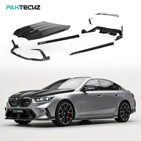 Kit carrosserie complet en fibre de carbone sèche préimprégnée Paktechz, comprenant lèvre avant, capot moteur, diffuseur arrière et spoiler de coffre pour BMW M5 Berline Touring G90