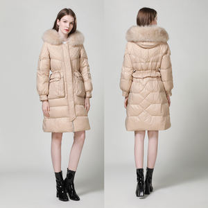 Veste matelassée décontractée pour femmes avec support OEM/ODM Manteau d'hiver en duvet de <span class=keywords><strong>canard</strong></span> blanc Personnalisable Fashion Print Pattern - Product Image 2