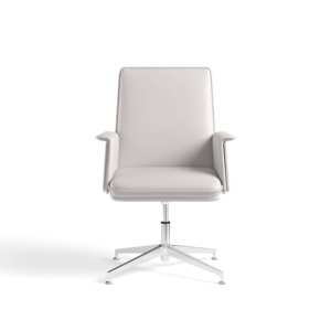 <span class=keywords><strong>Silla</strong></span> de conferencia de espalda baja con patas cruzadas, asiento ejecutivo de gama alta para oficina, hogar, <span class=keywords><strong>silla</strong></span> de oficina con brazo fijo, sin <span class=keywords><strong>ruedas</strong></span> - Product Image 3