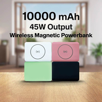 Cargador Portátil de Bolsillo con Logotipo Personalizado, PD45W, 10000mAh, Impermeable, Inalámbrico, de Alta Gama, Compacto, Tres en Uno, Magnético