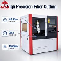 JINDAJIN Máquina de Corte Láser de Fibra CNC Multipotencia MINI de 1000W, Cortadora de Placas de Acero Inoxidable y Acero al Carbono de 400*600mm-900*1200mm