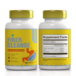 Капсулы для очищения организма Quality Fiber Cleanse: экстракт шелухи подорожника, пищевая добавка для общего поддержания здоровья - Product Image 3