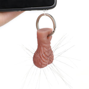 Оптовая продажа, мини Силиконовый дилдо для сумки, автомобильные аксессуары, мини-массажер для медитации - Product Image 2