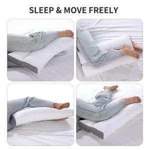 JYM Oreiller de genou personnalisé qui peut être porté lorsqu'il est couché <span class=keywords><strong>sur</strong></span> <span class=keywords><strong>le</strong></span> <span class=keywords><strong>côté</strong></span> <span class=keywords><strong>pour</strong></span> soulager la pression des jambes pendant la pause déjeuner oreiller de jambe - Product Image 2