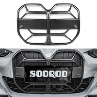 Grille avant de remplacement professionnelle style CSL compatible avec BMW G26 Gran Coupé, en fibre de carbone sèche préimprégnée autoclavée, avec couvercle moulé en métal