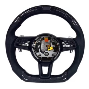 Pour <span class=keywords><strong>Porsche</strong></span> Panamera Macan Taycan 718 Cayman Boxster GT4 <span class=keywords><strong>RS</strong></span> Carrera 911 <span class=keywords><strong>GT3</strong></span> <span class=keywords><strong>RS</strong></span> 992 volant en Fiber de carbone de haute qualité - Product Image 5
