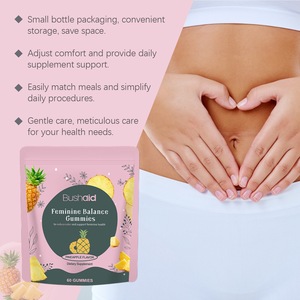 Gomitas para el Equilibrio Femenino con Vitamina C (Ácido Ascórbico), Equilibrio Hormonal para Mujeres, Polvo de Fruta de Piña, <span class=keywords><strong>Lactobacillus</strong></span> <span class=keywords><strong>Acidophilus</strong></span> - Product Image 6