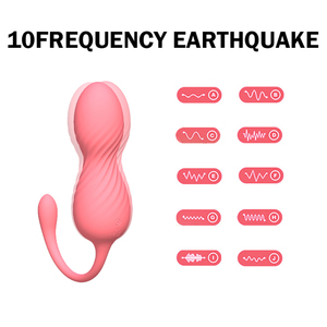 El elektrikli vibratör çok frekanslı titreşim yumurta atlama uzaktan kumanda çift oyun oyuncaklar seks oyuncak - Product Image 6