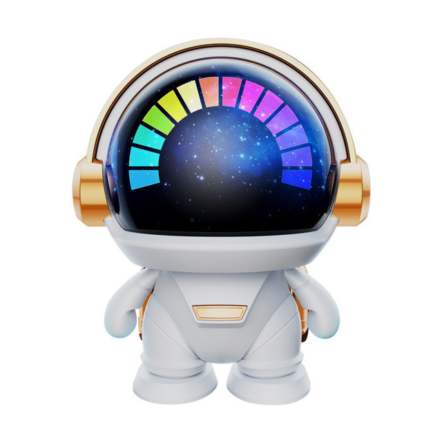HIFI Bluetooth 5.0 Spaceman Astronaut Wireless Bluetooth Speaker Tws Interconnect Seven Color Lights Subwoofer Speaker