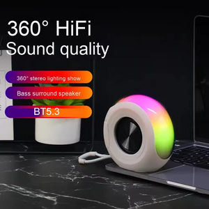 Enceinte Bluetooth sans fil avec lumière RGB, étanche, portable, stéréo TWS pour la maison, le <span class=keywords><strong>bureau</strong></span>, les fêtes en plein air et la <span class=keywords><strong>musique</strong></span> - Product Image 3