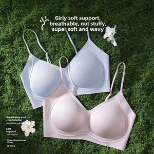 <span class=keywords><strong>Reggiseno</strong></span> <span class=keywords><strong>Push</strong></span>-<span class=keywords><strong>up</strong></span> 3D Wireless 2026 da Donna, Morbido Jacquard Senza Cuciture Traspirante Senza Ferretto, Stile Dolce e Giovanile per Uso Quotidiano OEM - Product Image 1