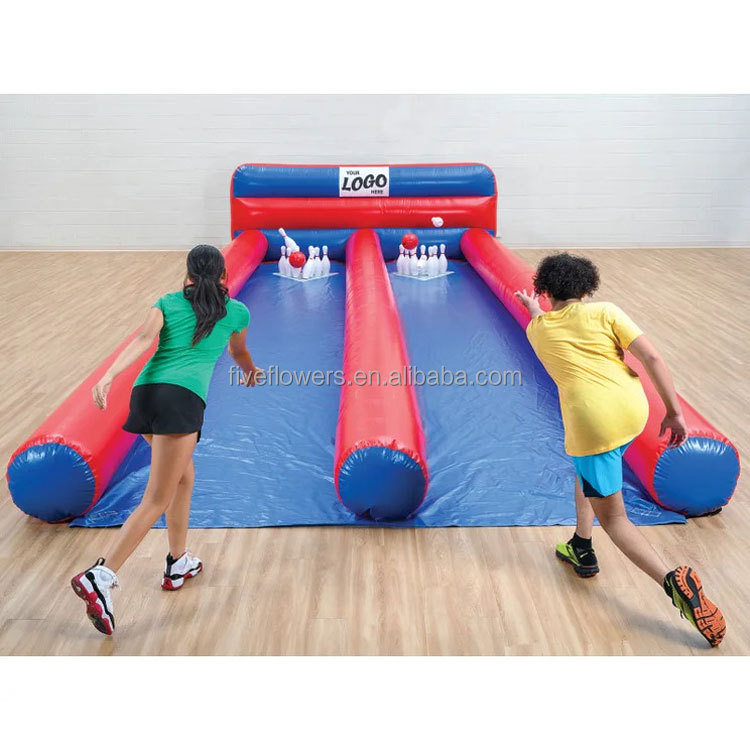 JOYIN Juego De Bolos Inflable Gigante: Diversión Sin Límites Para Niños Y Adultos, Perfecto Para Fiestas En Interior O Exterior, Incluye Bomba