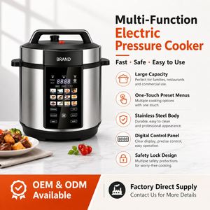 Cuisinière électrique intelligente multifonctionnelle 12-en-1 en acier inoxydable de haute qualité, à économie d'énergie, antiadhésive, pour la famille - Product Image 2