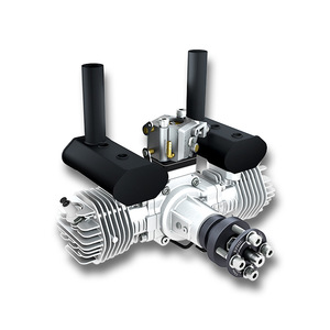 Motor de Gasolina Ephil X-40cc-T de Dos Cilindros y 2 Tiempos para Aviones RC, Uso en Exteriores, Kit de Modelo Metálico - Product Image 5